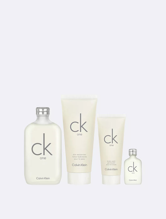 Estuche de regalo de 4 piezas CK One EDT de Calvin Klein